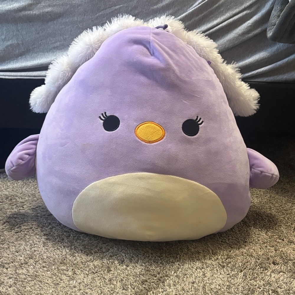 Elina the Purple Peacock 16” Squishmallow